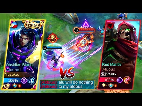 ALUCARD VS ALDOUS 500 STACK!| YUZUKE VS TOP GLOBAL TRASHTALKER!| WHO WILL WIN? | MLBB