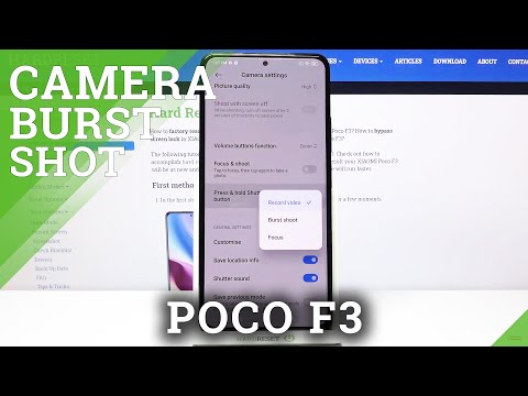How to Take Burst Shot on XIAOMI POCO F3 – Take Series Of Pictures