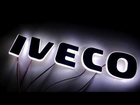 Led буквы под оригинал для "IVECO", белая подсветка - фото 1 - id-p2815192001