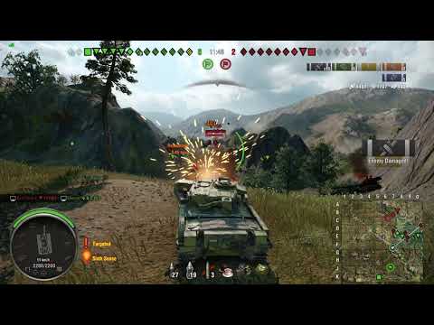 WoT console Chieftain Mk.6 - 6.4k dmg en 4 minutes ! Crète du Dragon