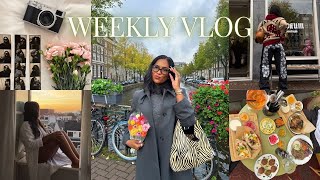 WEEKLY VLOG ♡ (explore amsterdam with me!! shopping, surprise date, photoshoot, best food, biking!+)