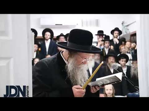 Kuzmir Rebbe Lighting The Menorah - Chanukah 5783