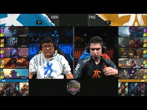 H2K vs FNC Highlights - H2K vs FNATIC Game 4 - EU LCS Playoffs - SPRING 2016 3rd Place Match
