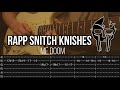 Rapp Snitch Knishes By MF DOOM Guitar TABS Lesson