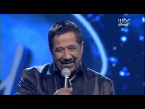 ‫ترحيب اعضاء اللجنة بملك الراي الشاب خالد   Arab Idol 2013‬   billou4u