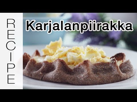 HOW TO MAKE SIMILAR KARELIAN PIE FINNISH FOOD RECIPE | RIISIPIIRAKKA JA MUNAVOI RESEPTI