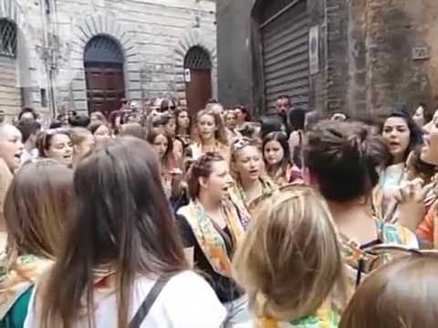 PALIO DI SIENA 2015, L'ATTESA NEL CASATO - video