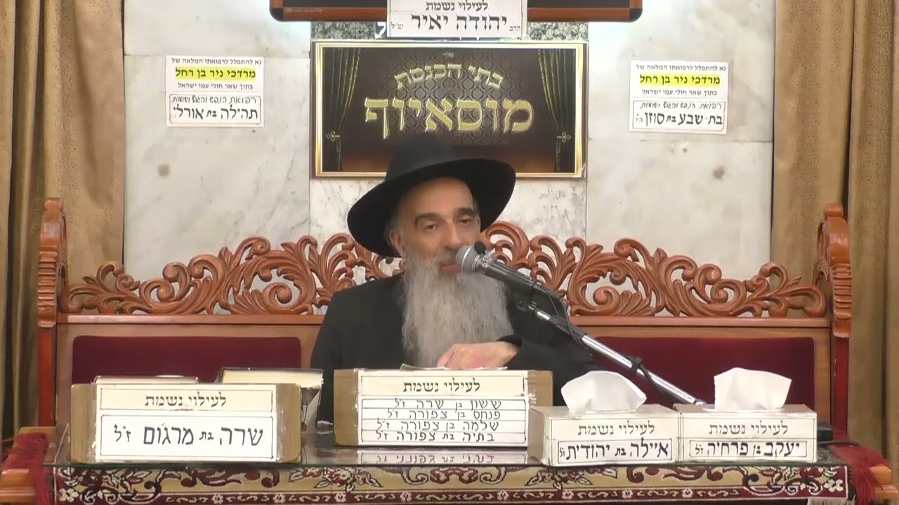 הרב מאיר שמואלי  •  פרשת ויגש תשפ'ה