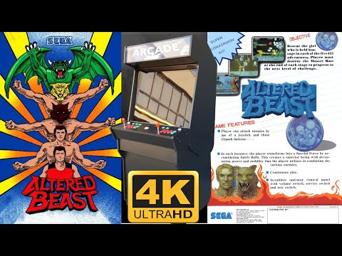 Altered Beast | ARCADE | 4K60ᶠᵖˢ UHD🔴 | Longplay Walkthrough Playthrough Full Game Movie