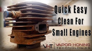 Vapor Blasting Small Engines. A quick and easy way to restore little engines
