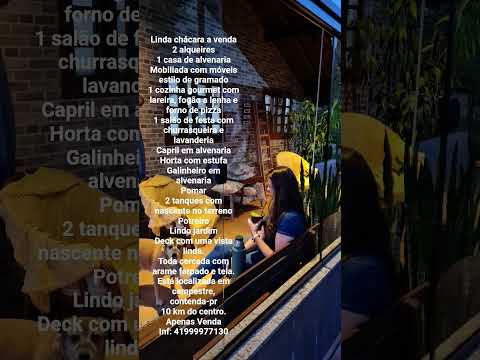 Linda Chácara a venda em Contenda PR #chácara #carne #contenda #lapa #araucanía #curitiba