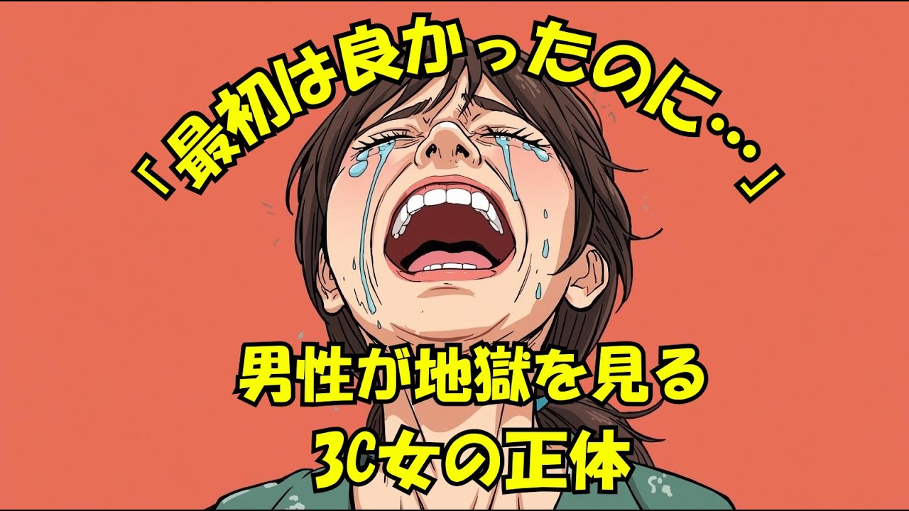 「最初は良かったのに…」男性が地獄を見る3C女の正体