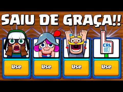 GANHE AGORA OS SEUS EMOTES GRÁTIS NO CLASH ROYALE E MONTE SUA EQUIPE NO FANTASY ROYALE - BRUNO CLASH