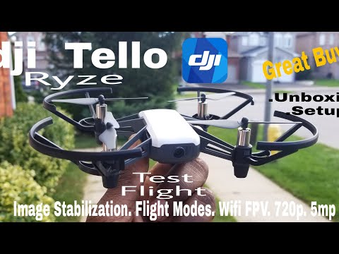 dji Ryze Tello Drone. Unboxing, Review, Setup and Flight Test