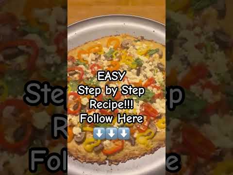 The Best Cauliflower Crust Pizza Recipe!