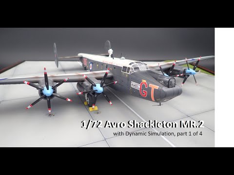 Airfix 1/72 Avro Shackleton MR.2 with Dynamic simulation, build video, part 1 of 4