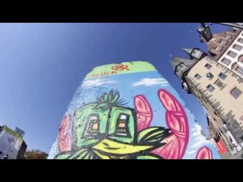 Der Graffitiverein beim Einheitsfest in Frankfurt am Main 2015
