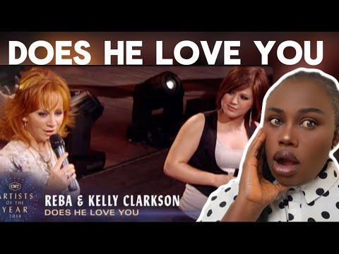 First Time Hearing Reba McEntire & Kelly Clarkson - Does He Love You 