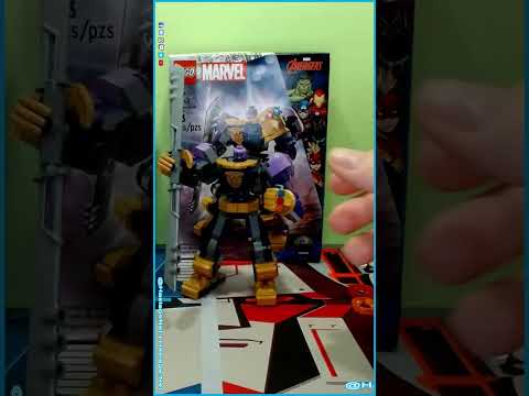 LEGO: Marvel Avengers Thanos Mech Armor & Super Mario Character Pack Series 6 #Shorts | HNE Toys