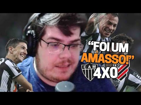 CASIMIRO REAGE: ATLÉTICO-MG 4X0 ATLÉTICO-PR PELA FINAL DA COPA DO BRASIL 2021 | Cortes do Casimito