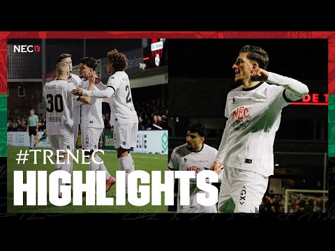 N.E.C. boekt nipte zege bij De Treffers en bekert verder | Highlights #TRENEC