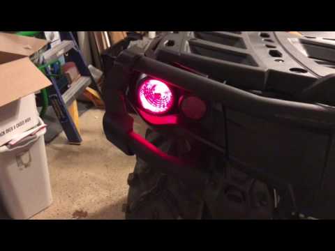 Sylvania 1157 led vs incandesce bulbs on a 2015 Can-Am Outlander xt-p 1000