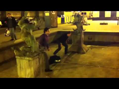 Adam and Andy race in Brussels