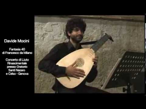 Davide Mocini - Fantasia 40 di Francesco da Milano