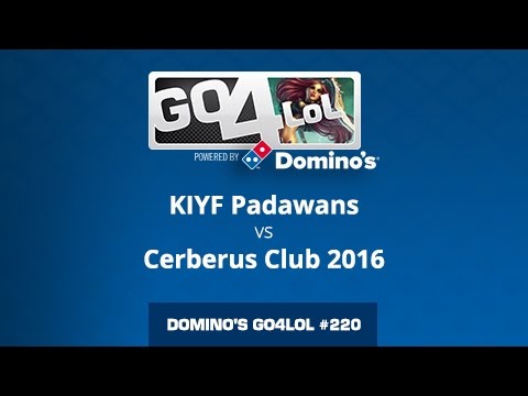 KIYF Padawans vs Cerberus Club 2016 - Final - Domino's Go4LoL #220
