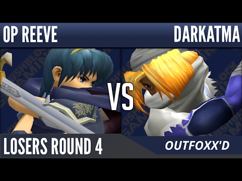 Outfoxx'd [Melee] - OP | Reeve (Marth) VS Darkatma (Sheik) - Losers Round 4