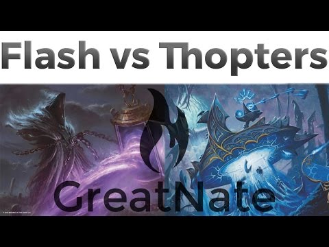 Jeskai Flash vs UW Thopters - Round 3 - Modern MTG
