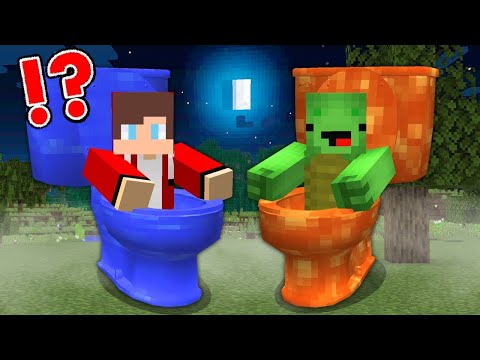 JJ and Mikey Became Scary SKIBIDI TOILET Lava Water in Minecraft Challenge JJ Mikey Maizen Mizen