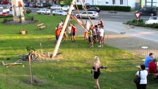preview picture of video 'Maibaum Aufstellen in Heiligenkreuz in Lafnitztal'