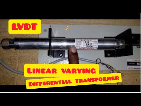 LVDT linear varying differential transformer
