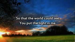 Brandon Heath - The Light in Me - Instrumental with lyrics