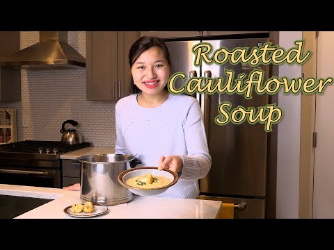 Roasted Cauliflower Soup