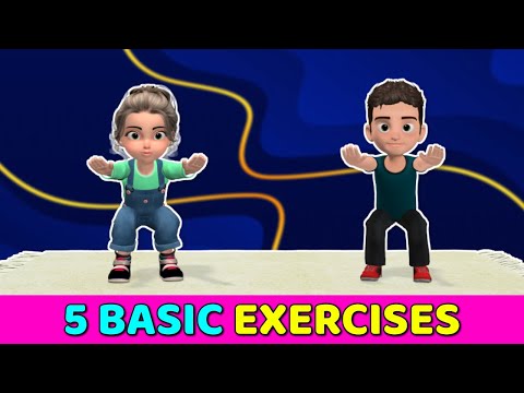 5 BASIC STRENGTH-SPORTS EXERCISES FOR KIDS
