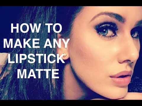 How To Make Any Lipstick Matte!? First Impressions Smashbox InstaMatte! |Cassandra Bankson Video