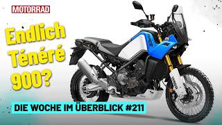 Yamaha Ténéré 900 (2027) angeteasert! Plus: Goldene GS & McGuinness-Fireblade!