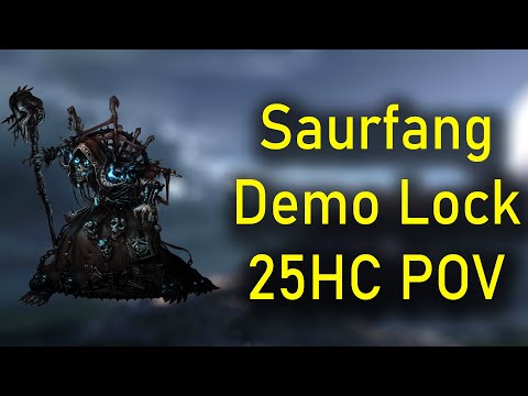 Demonology Warlock DPS At Saurfang 25 Heroic 6.4 Mediocre Gear