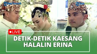 LIVE: AKHIRNYA SAH! Kaesang Pangarep Lancar Ucapkan Ijab Kabul Halalkan Erina, Tanpa Diulang