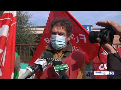 2020-10-29 PRATO - PROTESTA PER FUGA OPERATORI E UTENTI DA ANFFAS
