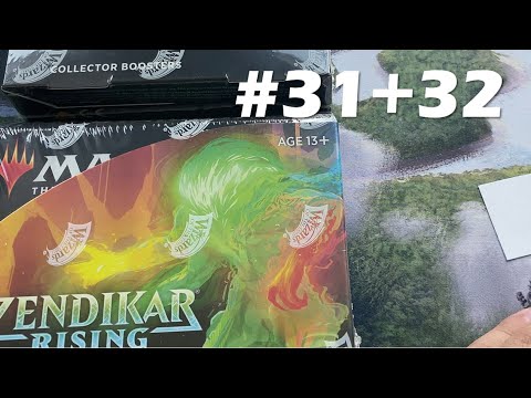Zendikar Rising Collector Box Opening #31&32 - GIVEAWAY! This case was printed in Sept 2020 :)