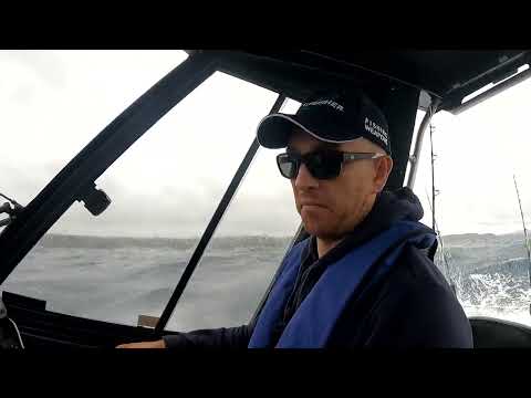 BARCRUSHER heading home in ROUGH SEAS back breaker?