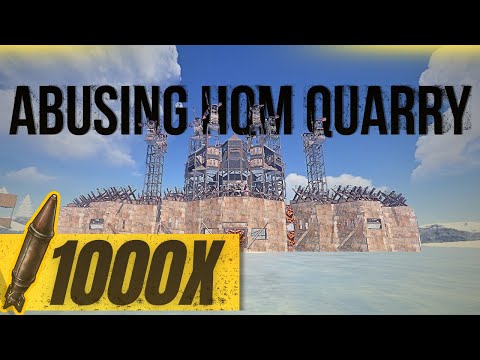 Rust ZERG Movie - HOW WE ABUSED HQM QUARRY TO DOMINATE A 800 POP SERVER