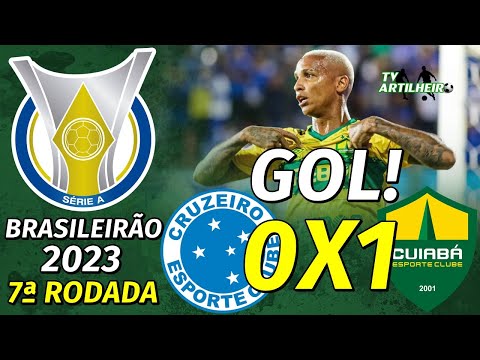 [Série A '23] 7ª Rodada | Cruzeiro 0 X 1 Cuiabá | Gol! | TV ARTILHEIRO