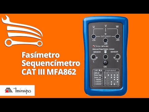 Fasímetro/Sequencímetro CAT III/600V - Video