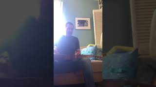 Cover of Blind Willie Johnson&#39;s Let Your Light Shine on Me -- on a Weissenborn