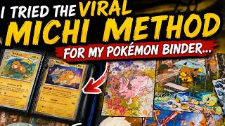 I Tried the Viral Michi Method for My Pokémon Binder… (+ Tutorial)