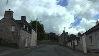 preview picture of video 'Driving On Rue de Gwas ar Mogn & Route de Kerien, Bourbriac, Brittany, France'